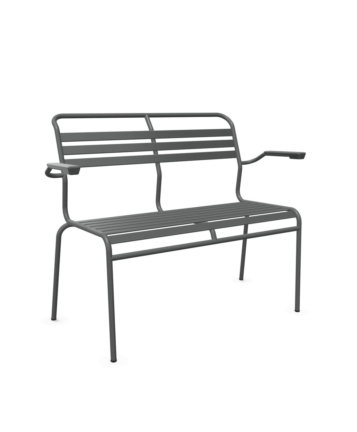 Schaffner Säntis Banc à lattes 2 places avec accoudoirs 