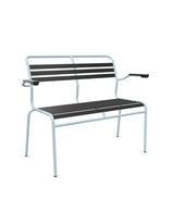 Schaffner Säntis Banc à lattes 2 places avec accoudoirs 