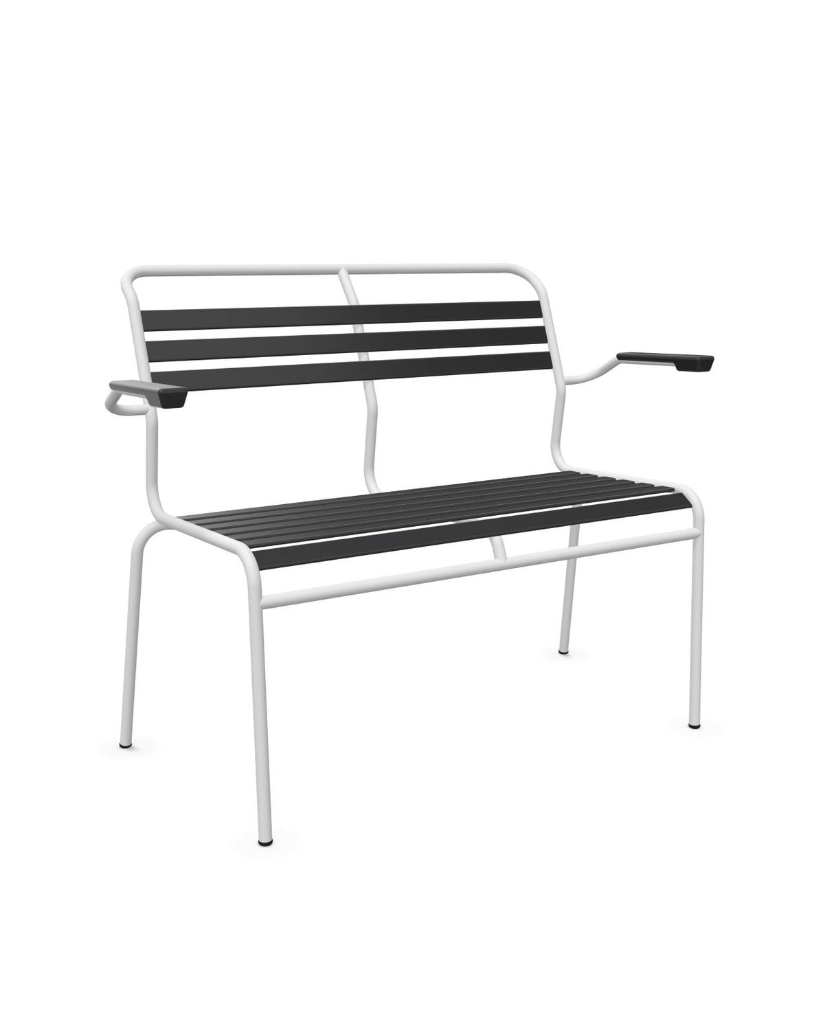 Schaffner Säntis Banc à lattes 2 places avec accoudoirs 