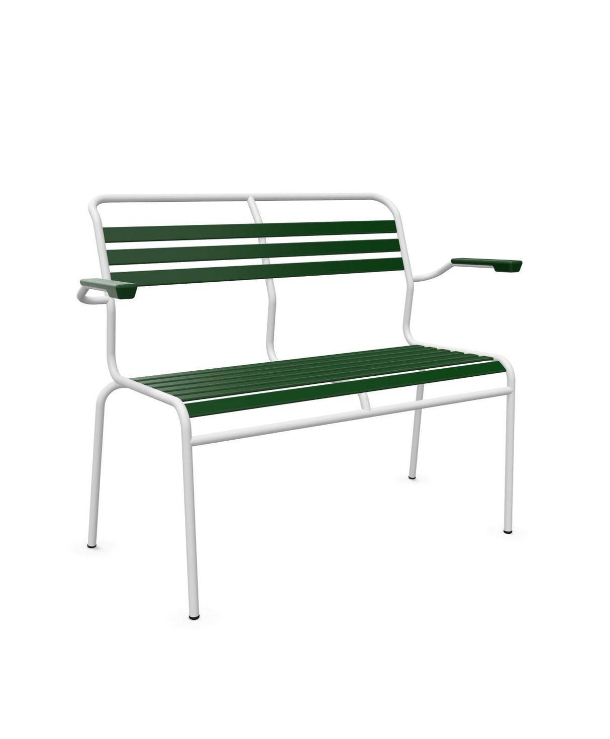 Schaffner Säntis Banc à lattes 2 places avec accoudoirs 