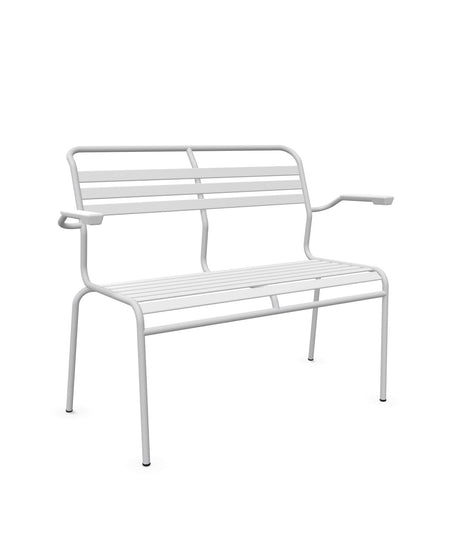 Schaffner Säntis Banc à lattes 2 places avec accoudoirs 