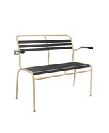 Schaffner Säntis Banc à lattes 2 places avec accoudoirs 