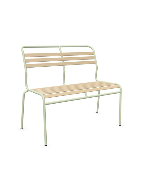 Schaffner Säntis Banc à lattes 2 places sans accoudoirs 