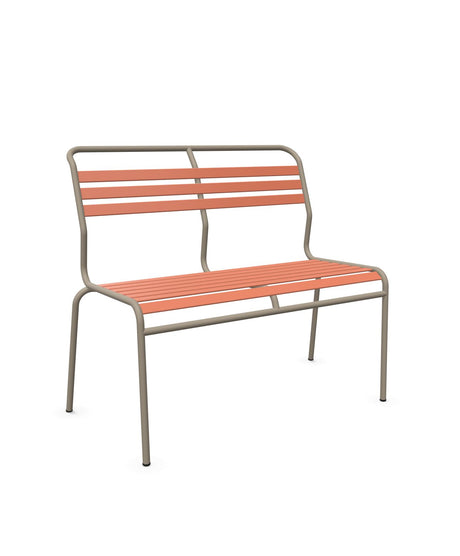 Schaffner Säntis Banc à lattes 2 places sans accoudoirs 