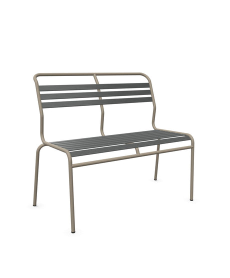 Schaffner Säntis Banc à lattes 2 places sans accoudoirs 
