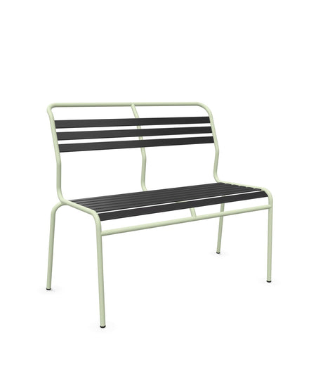 Schaffner Säntis Banc à lattes 2 places sans accoudoirs 