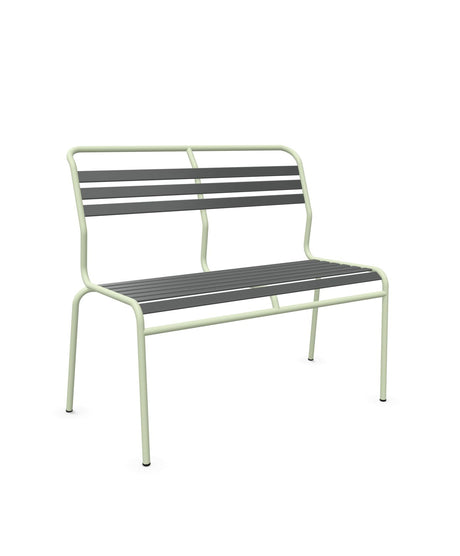 Schaffner Säntis Banc à lattes 2 places sans accoudoirs 