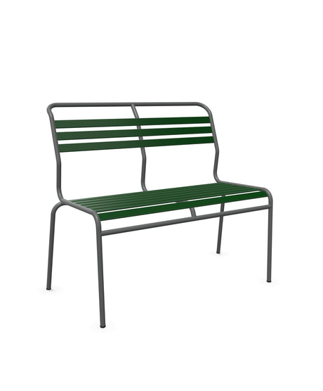 Schaffner Säntis Banc à lattes 2 places sans accoudoirs 