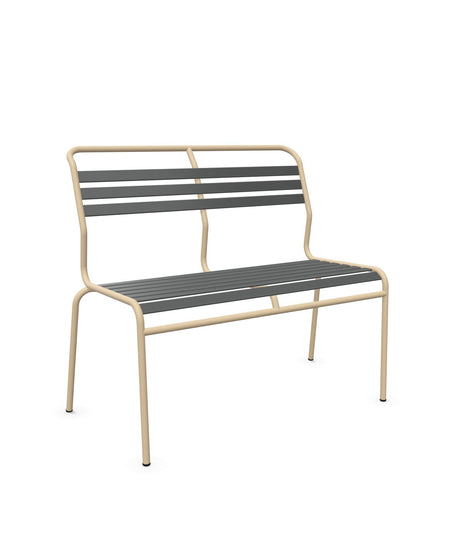 Schaffner Säntis Banc à lattes 2 places sans accoudoirs 