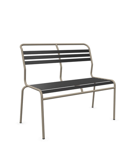 Schaffner Säntis Banc à lattes 2 places sans accoudoirs 