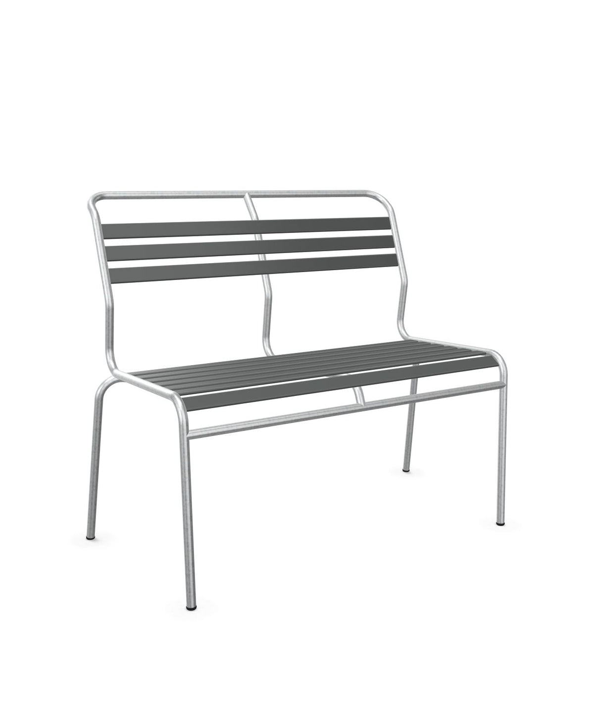 Schaffner Säntis Banc à lattes 2 places sans accoudoirs 