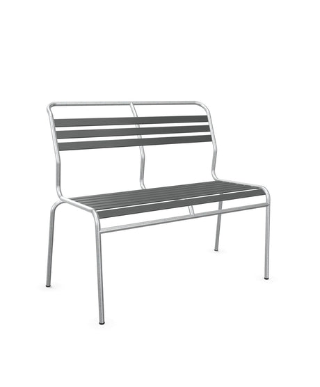 Schaffner Säntis Banc à lattes 2 places sans accoudoirs 