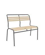 Schaffner Säntis Banc à lattes 2 places sans accoudoirs 