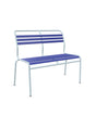 Schaffner Säntis Banc à lattes 2 places sans accoudoirs Bleu 53 Bleu Pastel 51 
