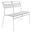 Schaffner Säntis Banc à lattes 2 places sans accoudoirs GALAXUS Blanc 90 