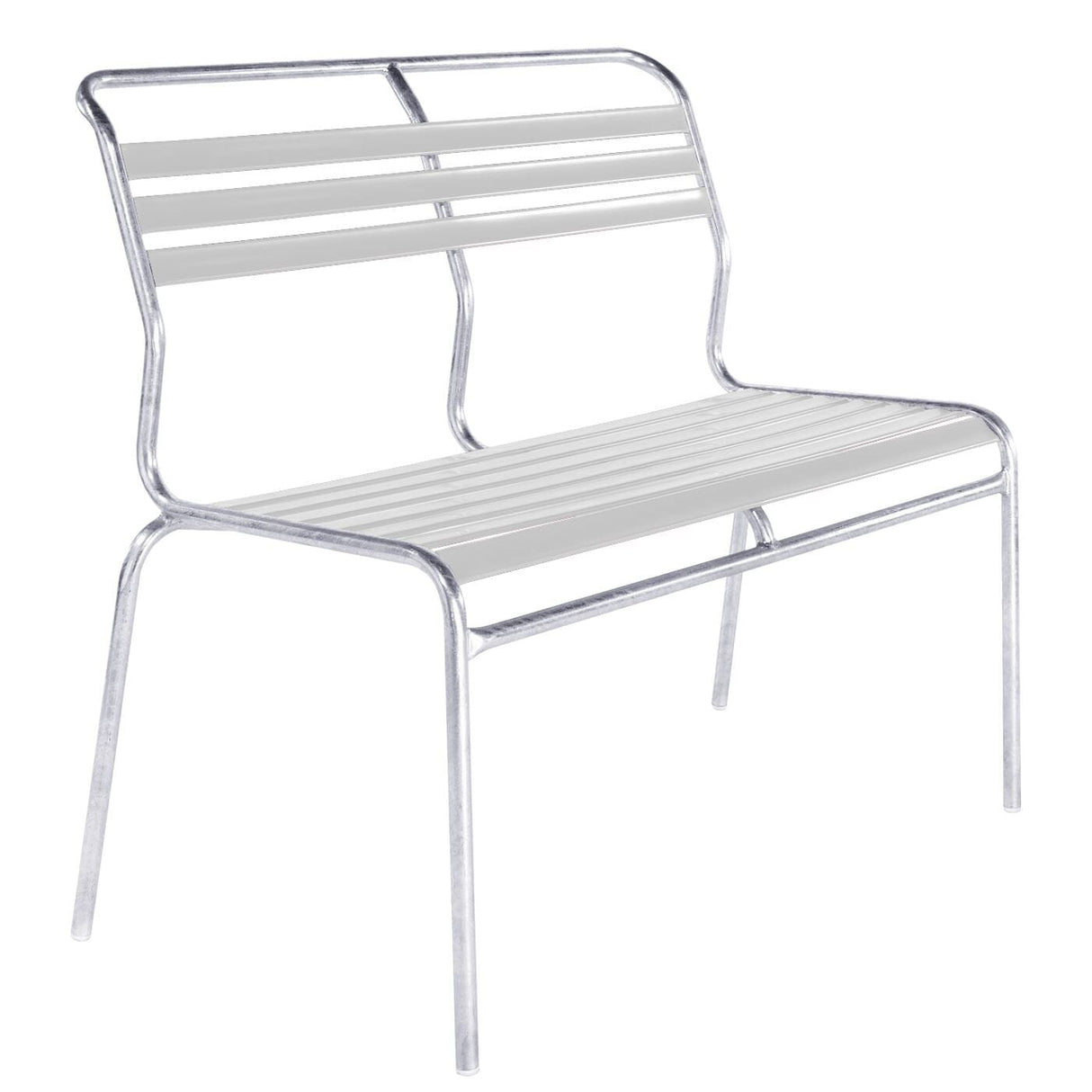 Schaffner Säntis Banc à lattes 2 places sans accoudoirs GALAXUS Blanc 90 