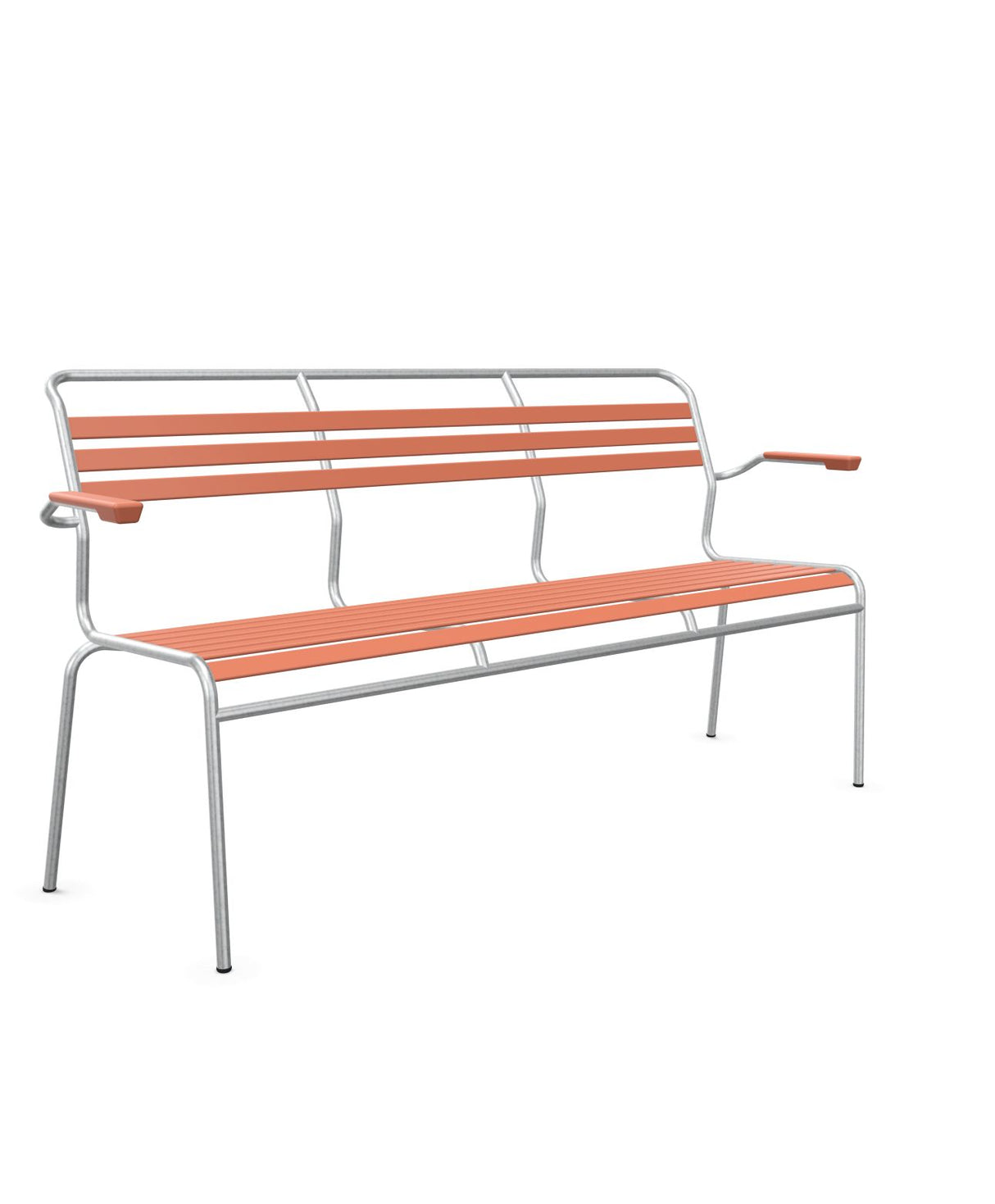 Schaffner Säntis Banc à lattes 3 places avec accoudoirs 