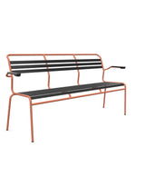 Schaffner Säntis Banc à lattes 3 places avec accoudoirs 