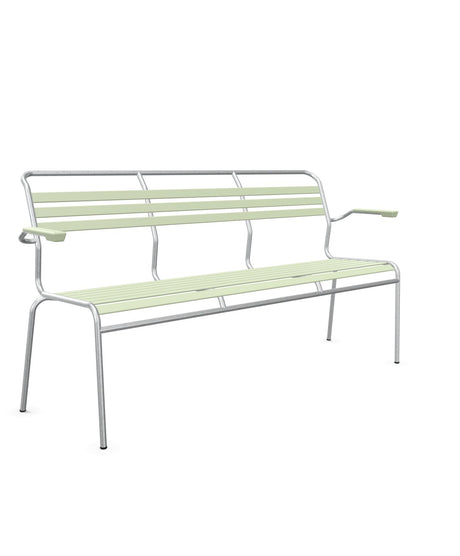 Schaffner Säntis Banc à lattes 3 places avec accoudoirs 