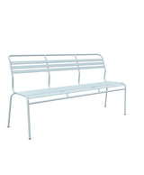 Schaffner Säntis Banc à lattes 3 places sans accoudoirs Bleu Pastel 51 Bleu Pastel 51 