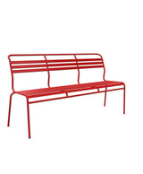 Schaffner Säntis Banc à lattes 3 places sans accoudoirs Rouge 30 Rouge 30 
