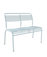 Schaffner Säntis Banc Spaghetti 2 places sans accoudoirs Bleu Pastel 51 Bleu Pastel 51 