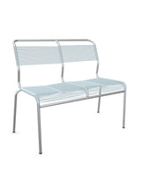 Schaffner Säntis Banc Spaghetti 2 places sans accoudoirs Bleu Pastel 51 Galvanisé à chaud 02 