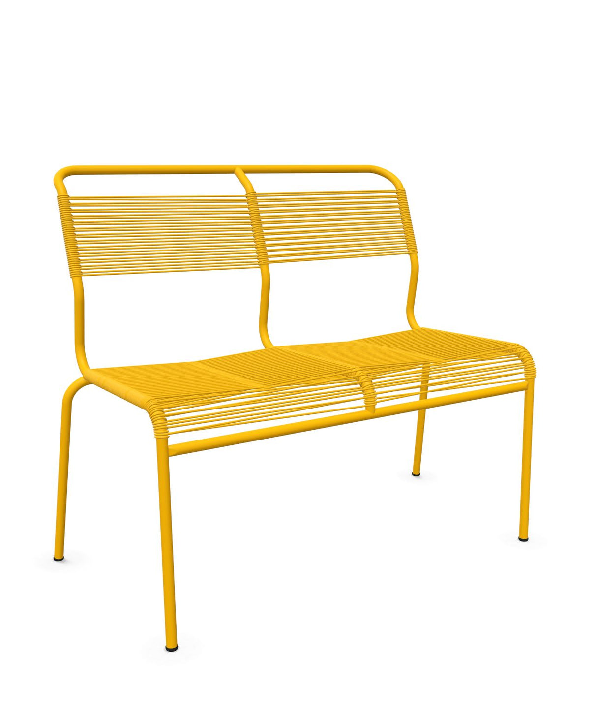Schaffner Säntis Banc Spaghetti 2 places sans accoudoirs Jaune 11 Jaune 11 