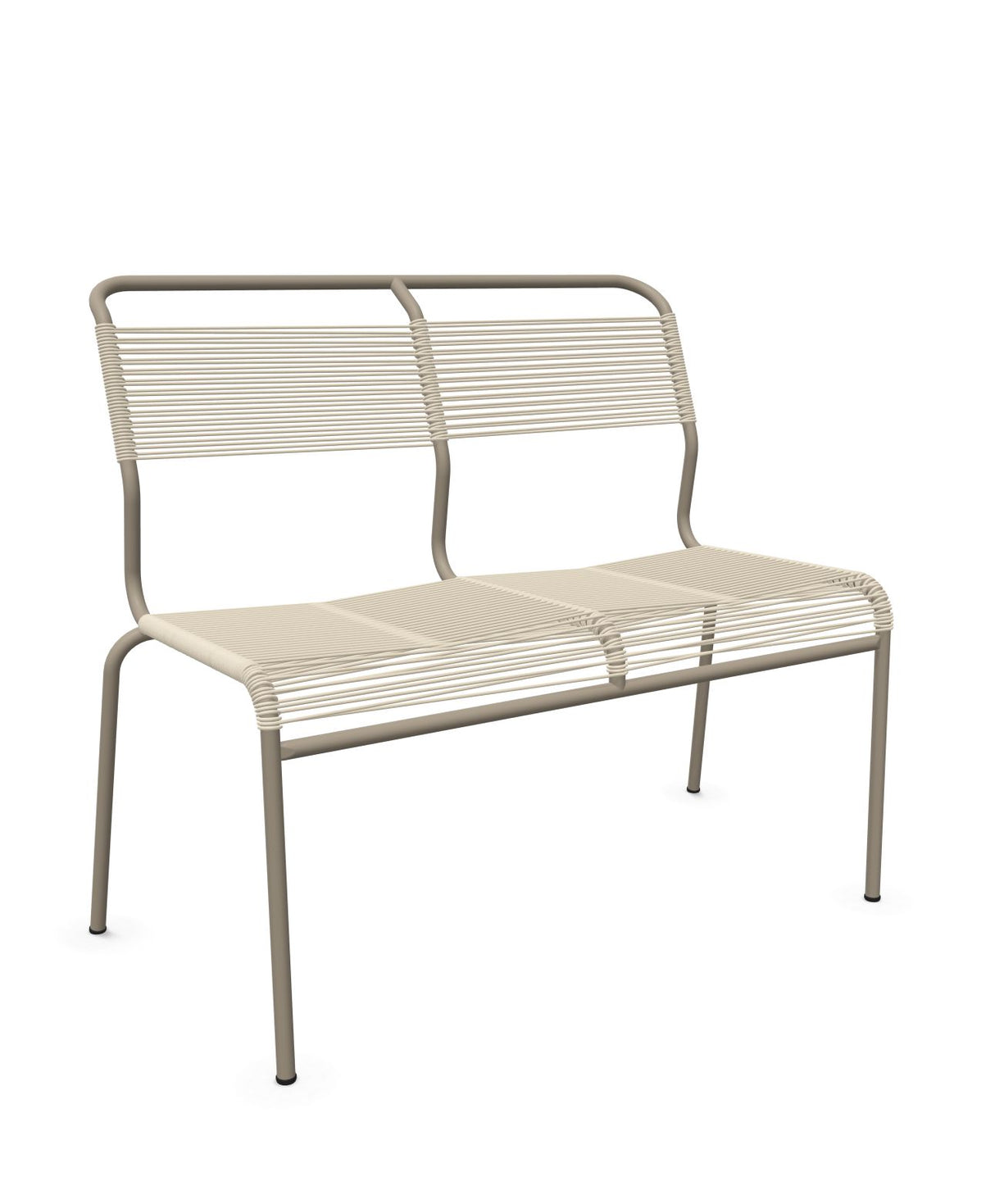 Schaffner Säntis Banc Spaghetti 2 places sans accoudoirs Sable Pastel 15 Champagne 85 