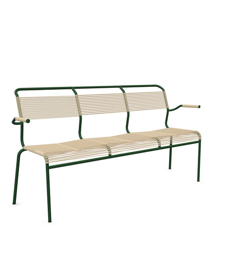 Schaffner Säntis Banc Spaghetti 3 places avec accoudoirs 