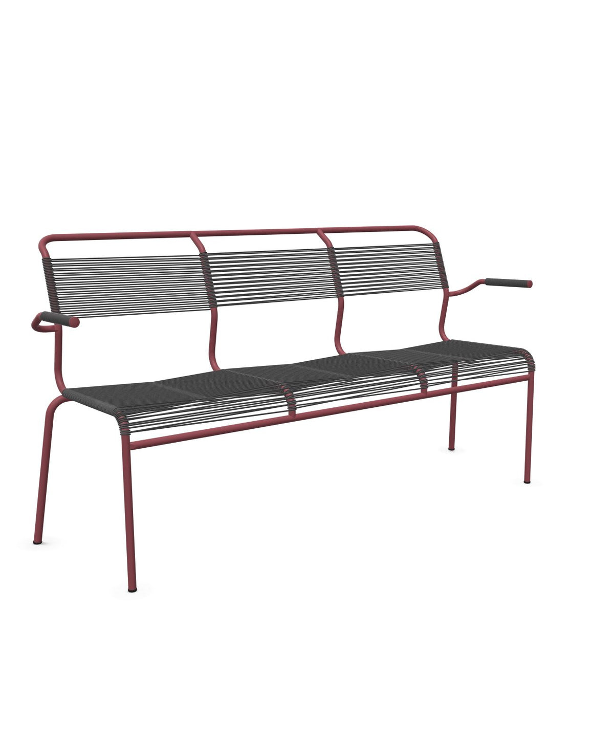Schaffner Säntis Banc Spaghetti 3 places avec accoudoirs 