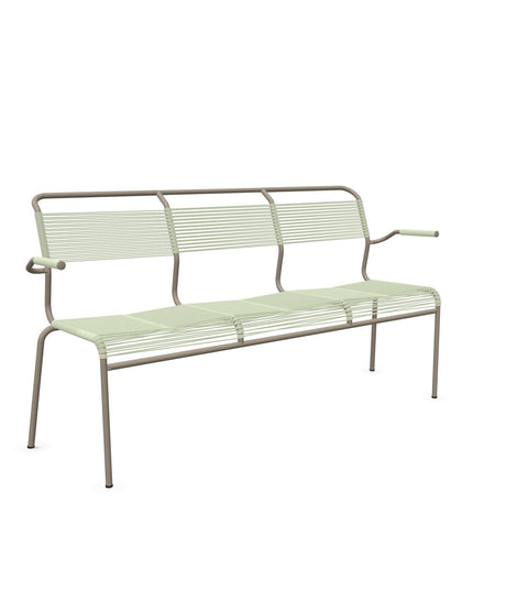 Schaffner Säntis Banc Spaghetti 3 places avec accoudoirs 