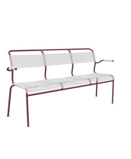 Schaffner Säntis Banc Spaghetti 3 places avec accoudoirs 