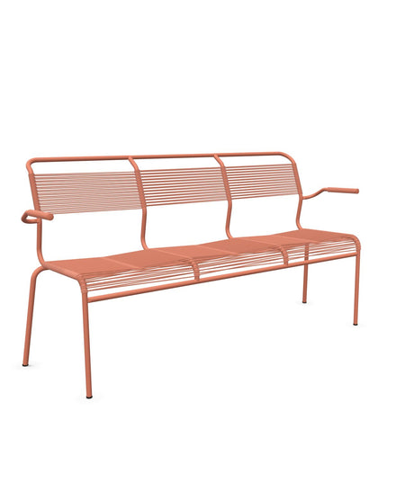 Schaffner Säntis Banc Spaghetti 3 places avec accoudoirs 