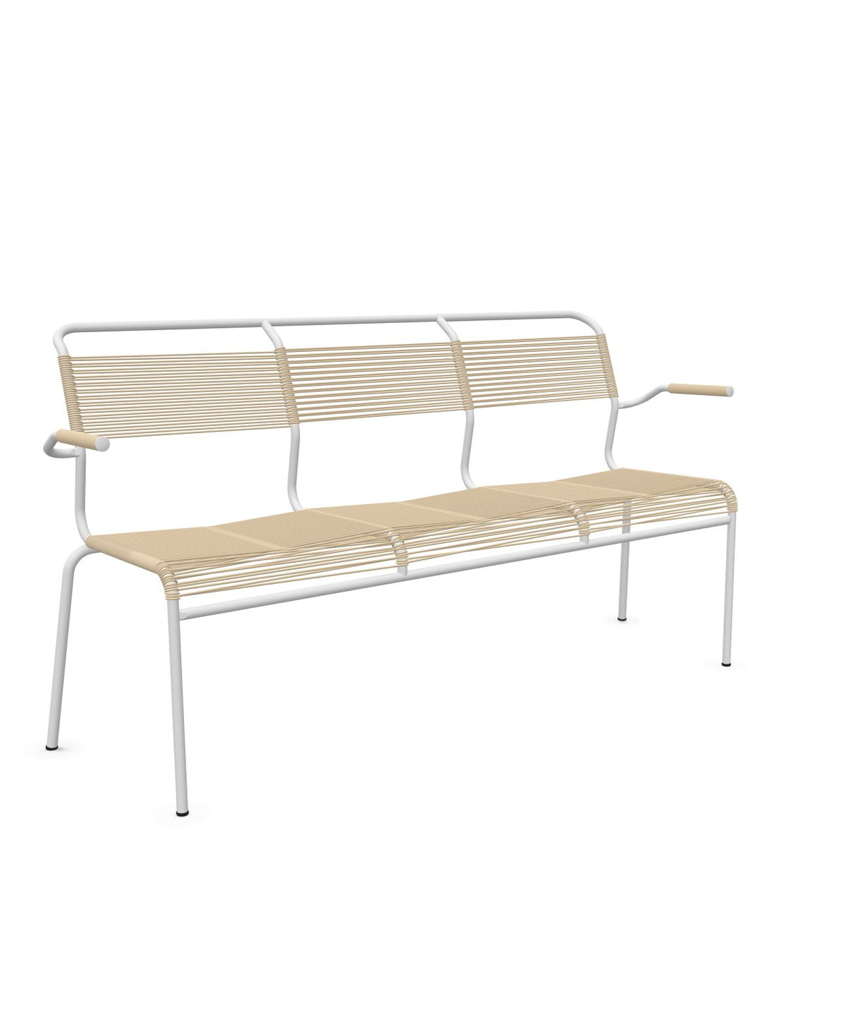 Schaffner Säntis Banc Spaghetti 3 places avec accoudoirs 