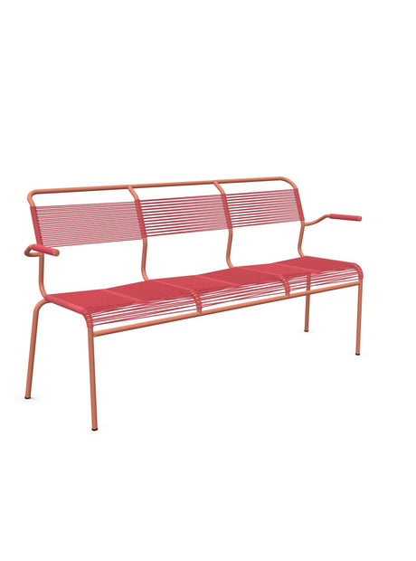 Schaffner Säntis Banc Spaghetti 3 places avec accoudoirs 