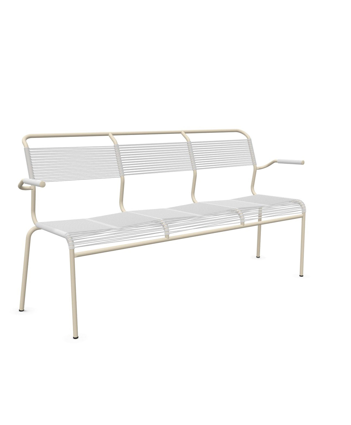 Schaffner Säntis Banc Spaghetti 3 places avec accoudoirs 