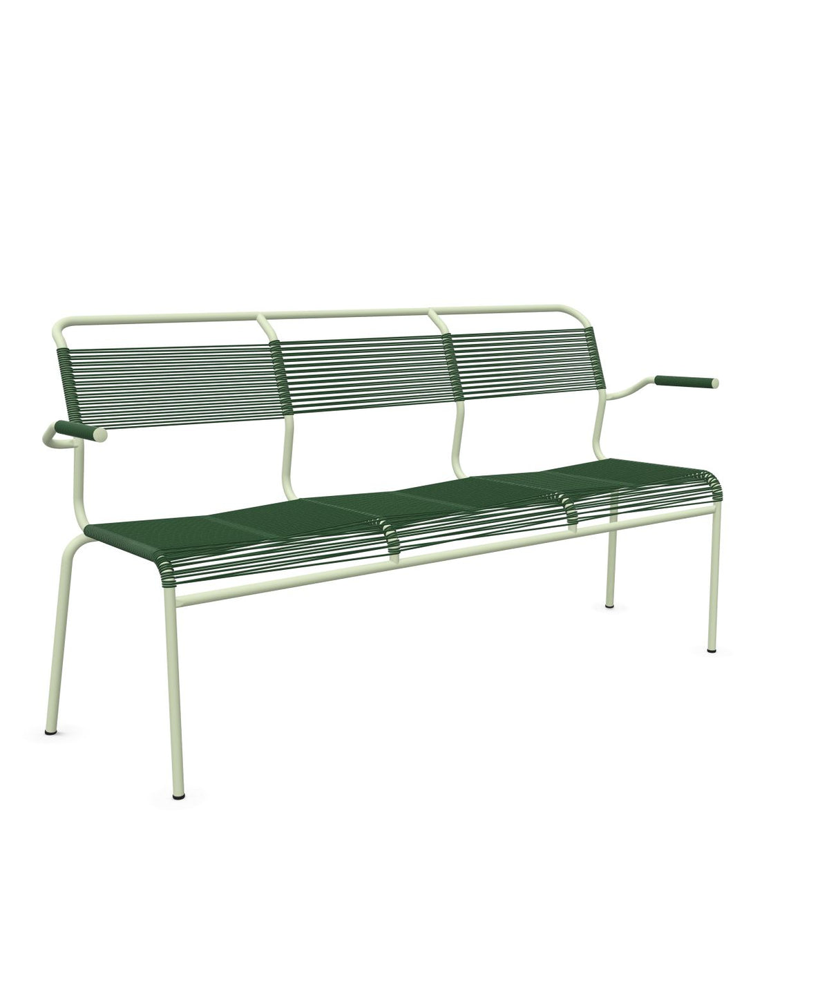 Schaffner Säntis Banc Spaghetti 3 places avec accoudoirs 