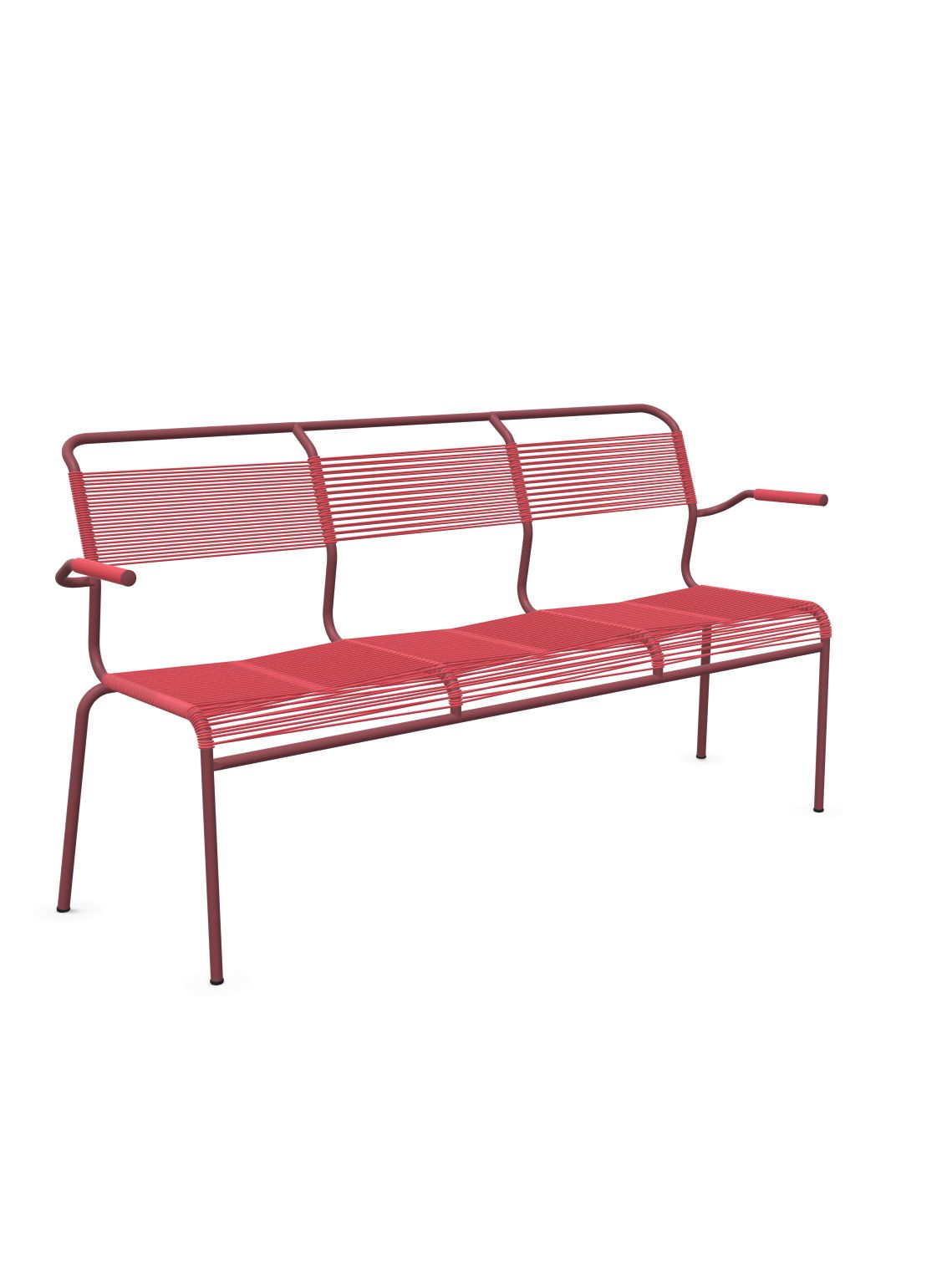 Schaffner Säntis Banc Spaghetti 3 places avec accoudoirs 