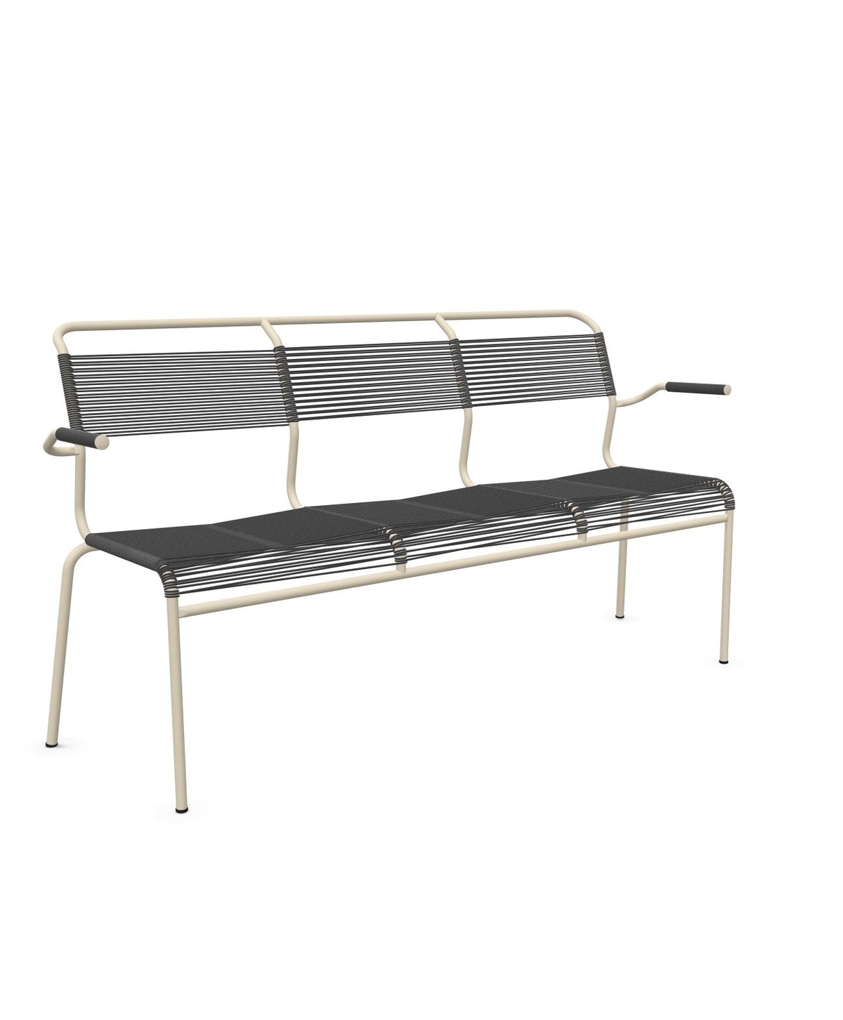 Schaffner Säntis Banc Spaghetti 3 places avec accoudoirs 