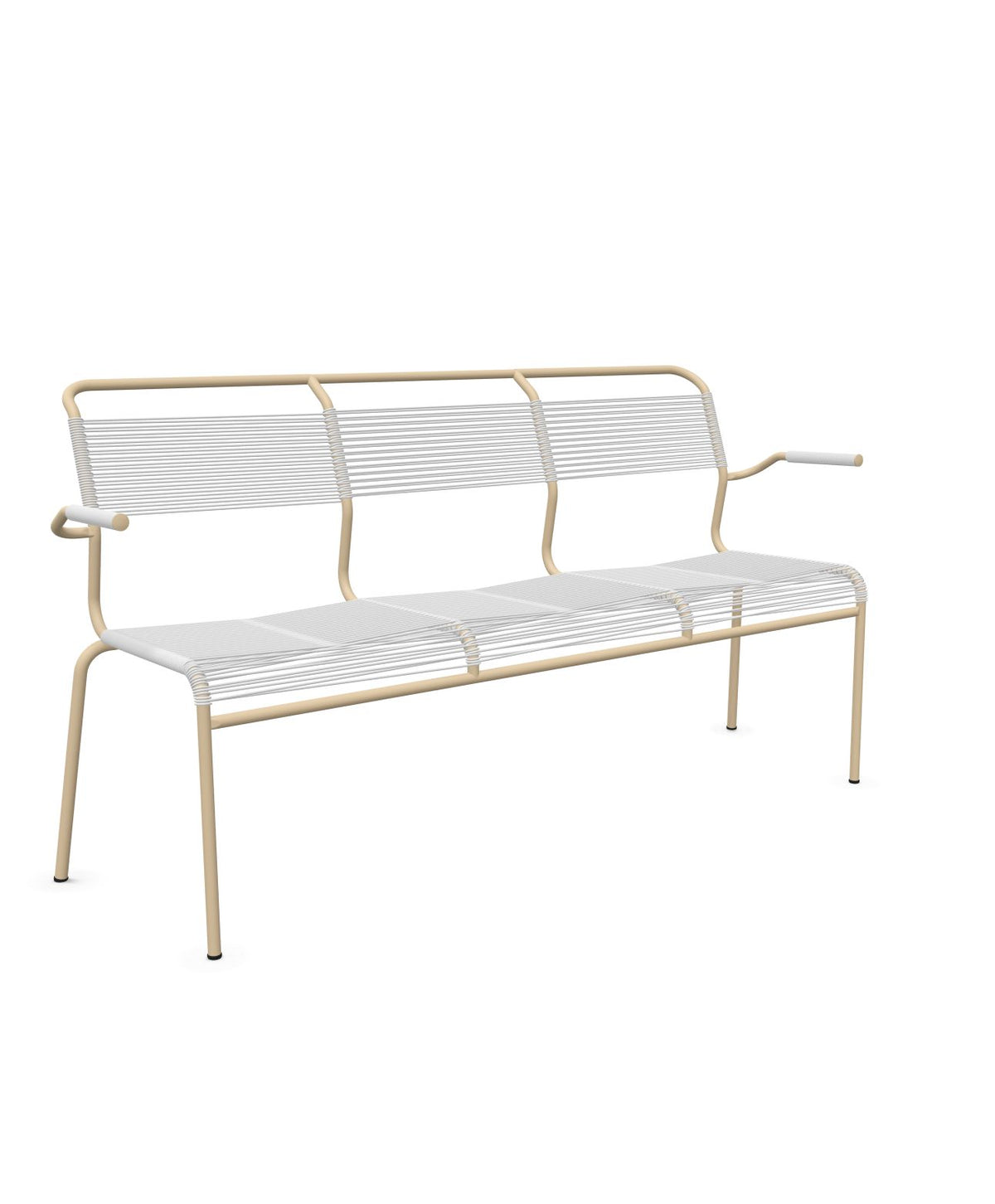 Schaffner Säntis Banc Spaghetti 3 places avec accoudoirs 