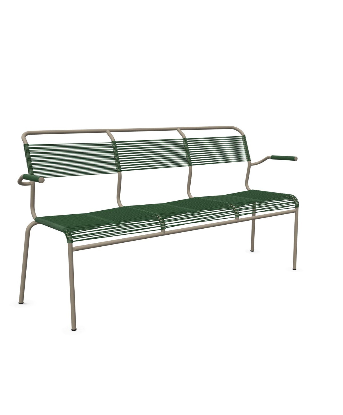 Schaffner Säntis Banc Spaghetti 3 places avec accoudoirs 