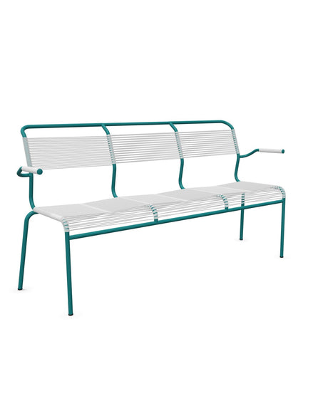 Schaffner Säntis Banc Spaghetti 3 places avec accoudoirs 
