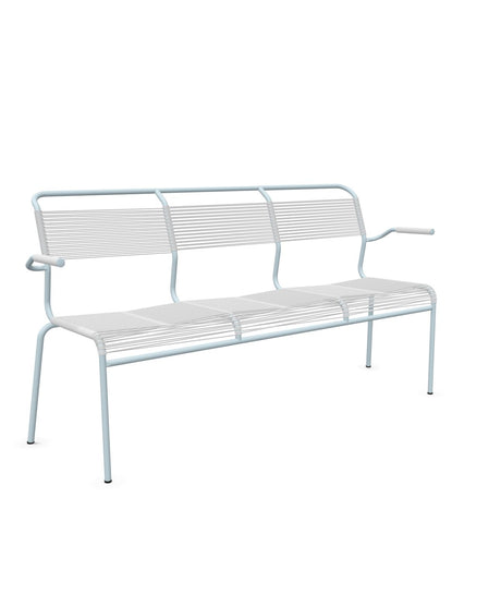 Schaffner Säntis Banc Spaghetti 3 places avec accoudoirs 
