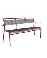 Schaffner Säntis Banc Spaghetti 3 places avec accoudoirs 