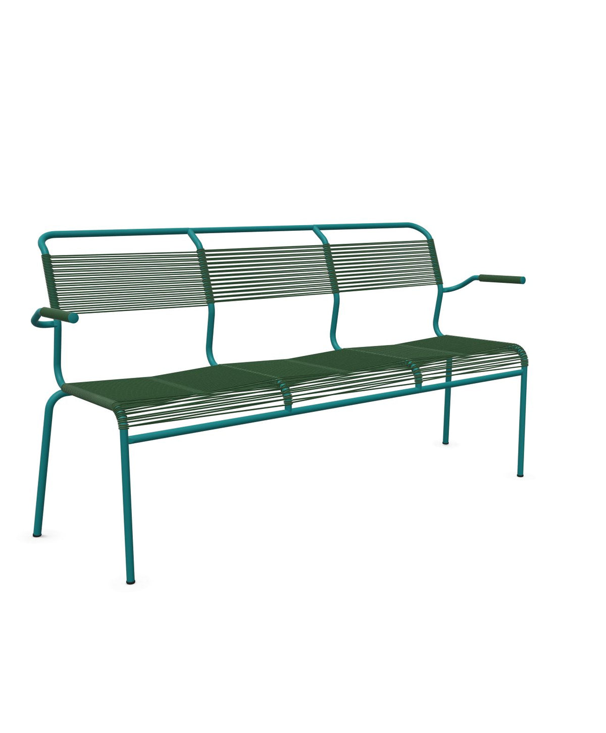 Schaffner Säntis Banc Spaghetti 3 places avec accoudoirs 