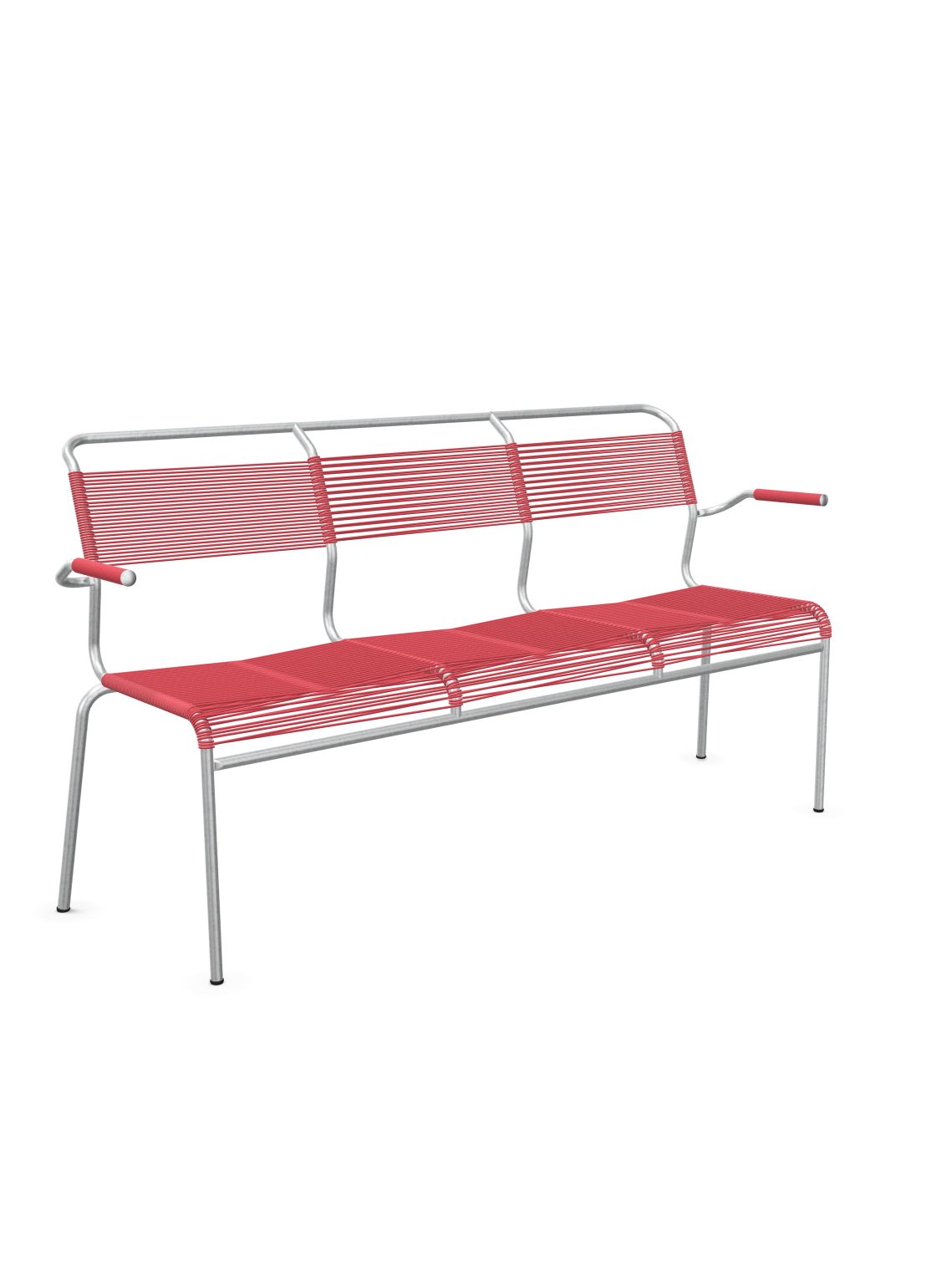Schaffner Säntis Banc Spaghetti 3 places avec accoudoirs 