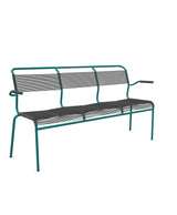 Schaffner Säntis Banc Spaghetti 3 places avec accoudoirs 