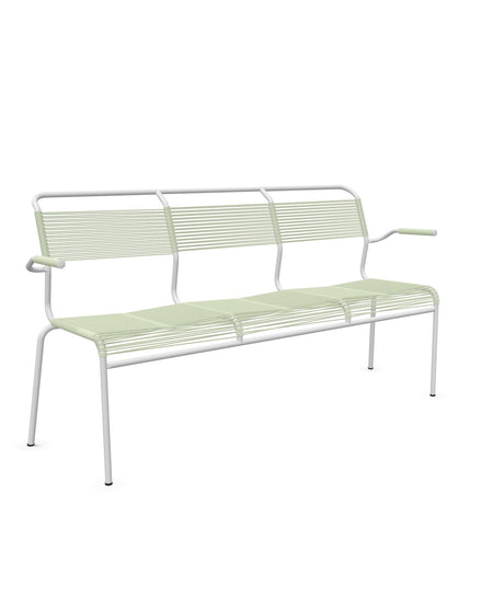 Schaffner Säntis Banc Spaghetti 3 places avec accoudoirs 