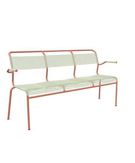 Schaffner Säntis Banc Spaghetti 3 places avec accoudoirs 